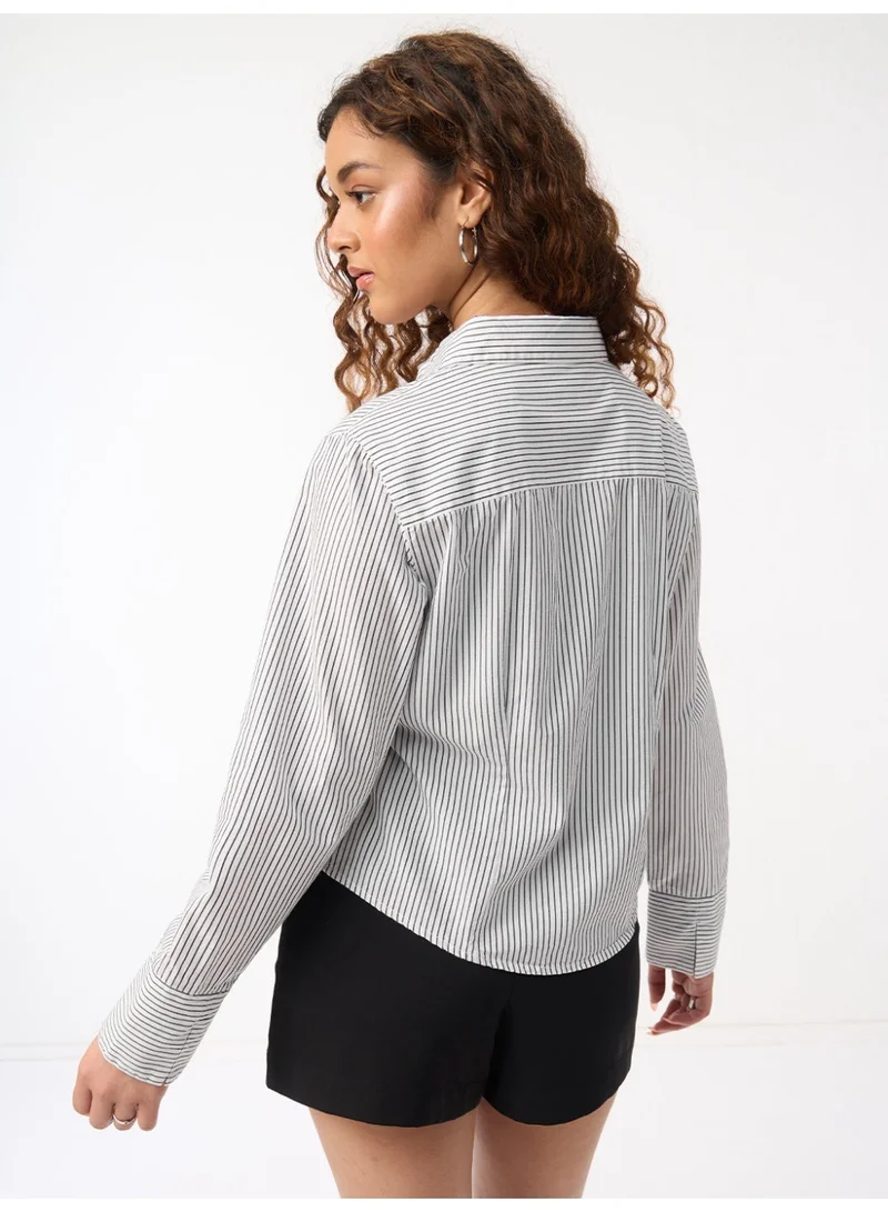 The Souled Store  Tailored Stripe Shirt: Ester  | Best Price UAE