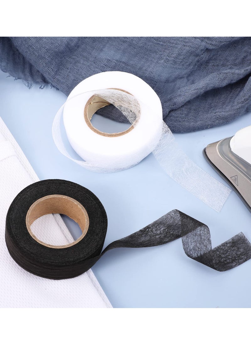 SOLARAE Iron-On Fabric Tape Heavy Duty Fusible Adhesive Hemming Strip to Repair Curtains, Clothes, Pants, Pillow Case, Uniform - No Sewing - Image 5