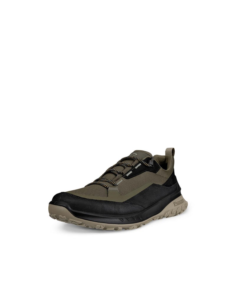 ECCO Mens Ultra Terrain Waterproof Low Hiking Shoe Black NubuckTarmac 77 5