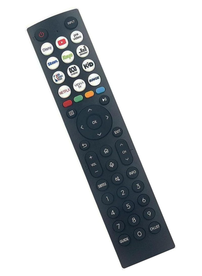 TIGER Remote Control Replacement for 4K UHD LED LCD Smart TV – Compatible with Models 55U7HAU, 65U7HAU, 75U7HAU, 85U7HAU, 50A7HAU, 85A7HAU, 55A7HAU – Universal Compatibility – Plug & Play Setup – Ergonomic, Durable Design - Image 3