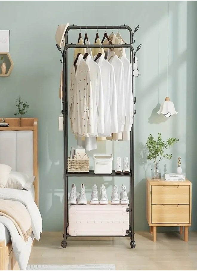 ZEESQUARE Clothes Drying Stand Space Saving Laundry Rack Durable Drying Rack Foldable Clothes Dryer for Indoor Outdoor Use  - Image 1