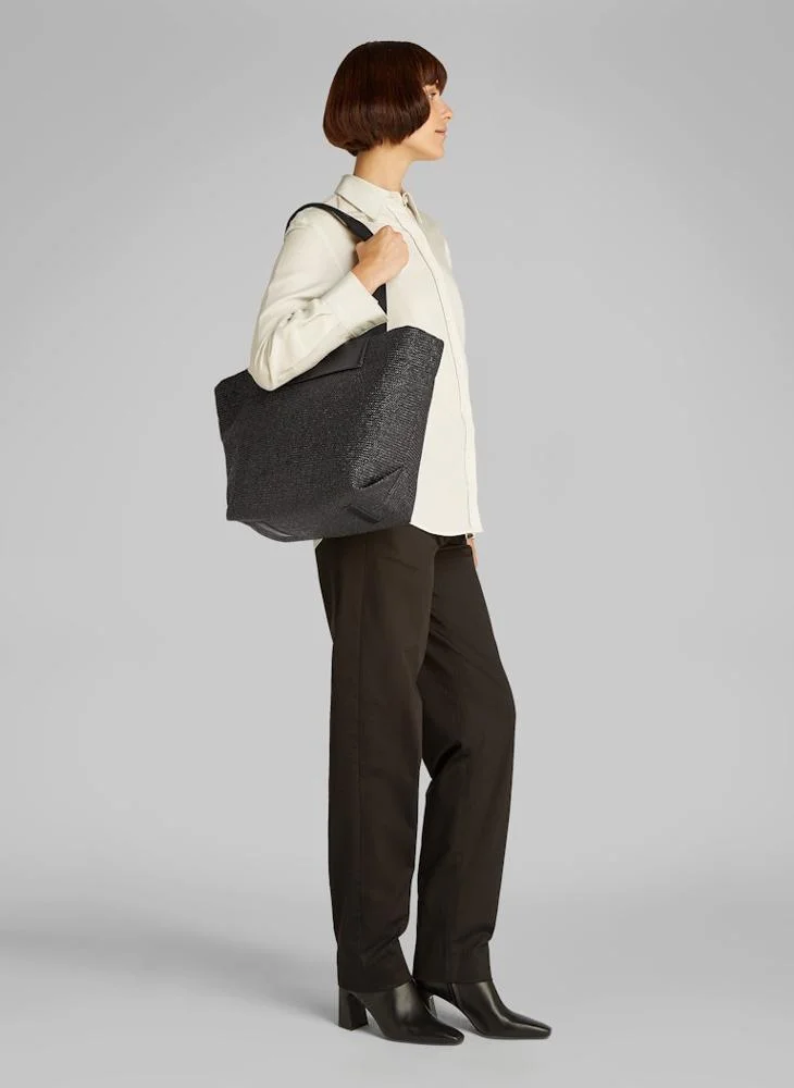 كالفن كلاين RAFFIA MEDIUM SHOPPER