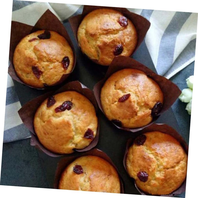White Natural High Temperature Resistant Muffin Wrappers Baking Cups Food Grade Paper - Image 5
