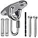 Dakzhou Heavy Duty Swing Hanger Swing Brackets Wooden and Concrete Bolts 2000 lb Capacity Playground Porch Yoga Seat Trapeze SwingSets Indoor Outdoor - Image 2