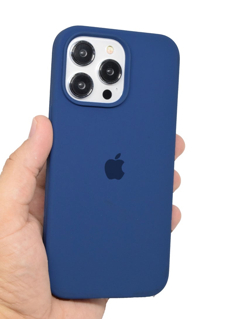 بورتوني جراب iPhone 12 Pro Max من السيليكون السائل ومضاد للخدش ومضاد لبصمات الأصابع وغطاء واقٍ ناعم حريري الملمس ومضاد للصدمات لهاتف Apple iPhone 12 Pro Max - Image 2