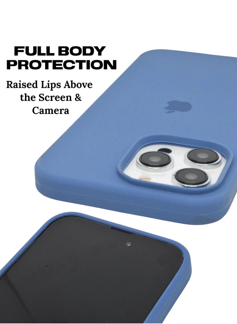 BORTONY - iPhone 12 Pro Max Case Liquid Silicone Anti Scratch Anti Fingerprint Soft Silky Touch Shockproof Protective Cover for Apple iPhone 12 Pro Max - Image 1