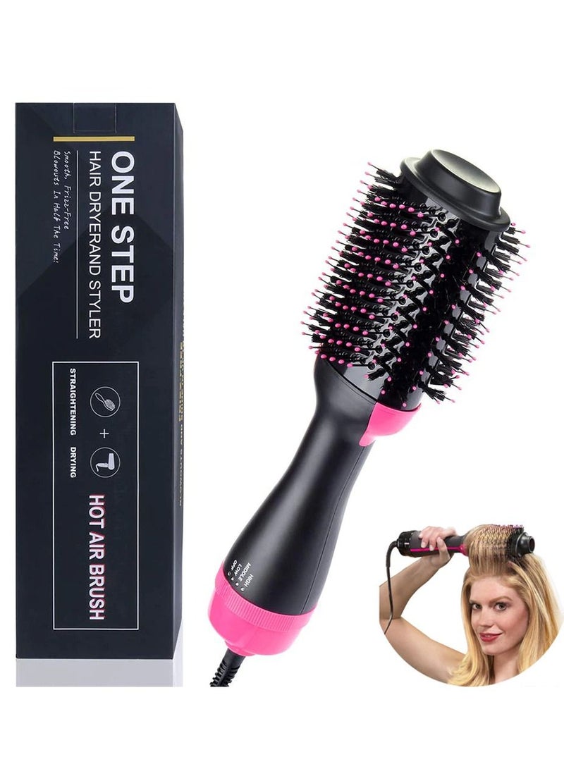 One Step Hair Dryer Brush Blow Dryer Brush in One, Professional Hot Air Brush 3 in 1 One Step Hair Dryer and Styler Volumizer with Negative Ion for Drying, Straightening, Curling, Salon for All Hair Types - Image 1