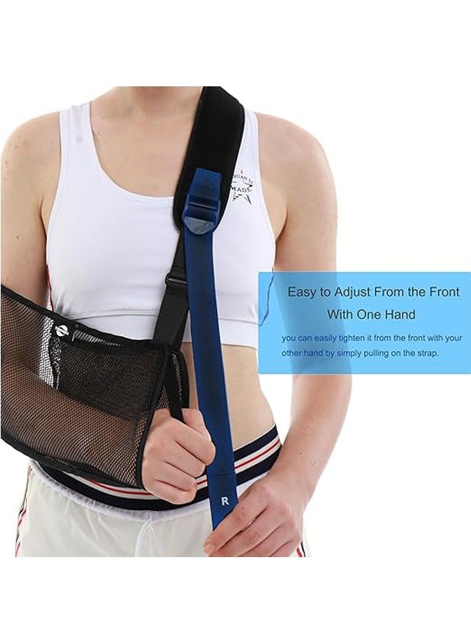 Arm Fracture Fixation Belt and Support Shoulder And Neck Wrist Rest With Breathable Black Mesh