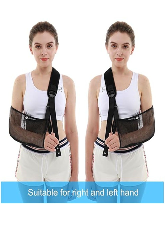 Arm Fracture Fixation Belt and Support Shoulder And Neck Wrist Rest With Breathable Black Mesh