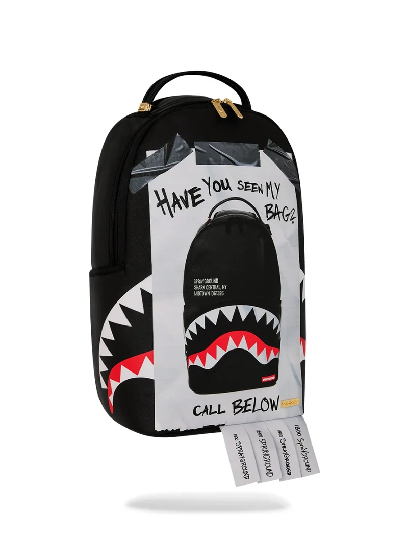 سبراي جراوند MISSING BAG FLYER ON BAG WITH REAL CUT STRIPS BACKPACK