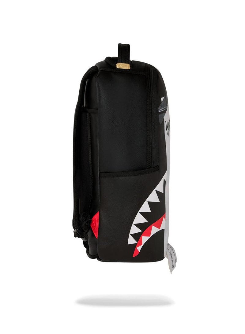 SPRAYGROUND حقيبة مفقودة طائرة على حقيبة مع شرائط مقطوعة حقيقية حقيبة ظهر - Image 3
