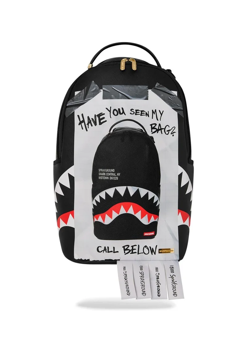 سبراي جراوند MISSING BAG FLYER ON BAG WITH REAL CUT STRIPS BACKPACK