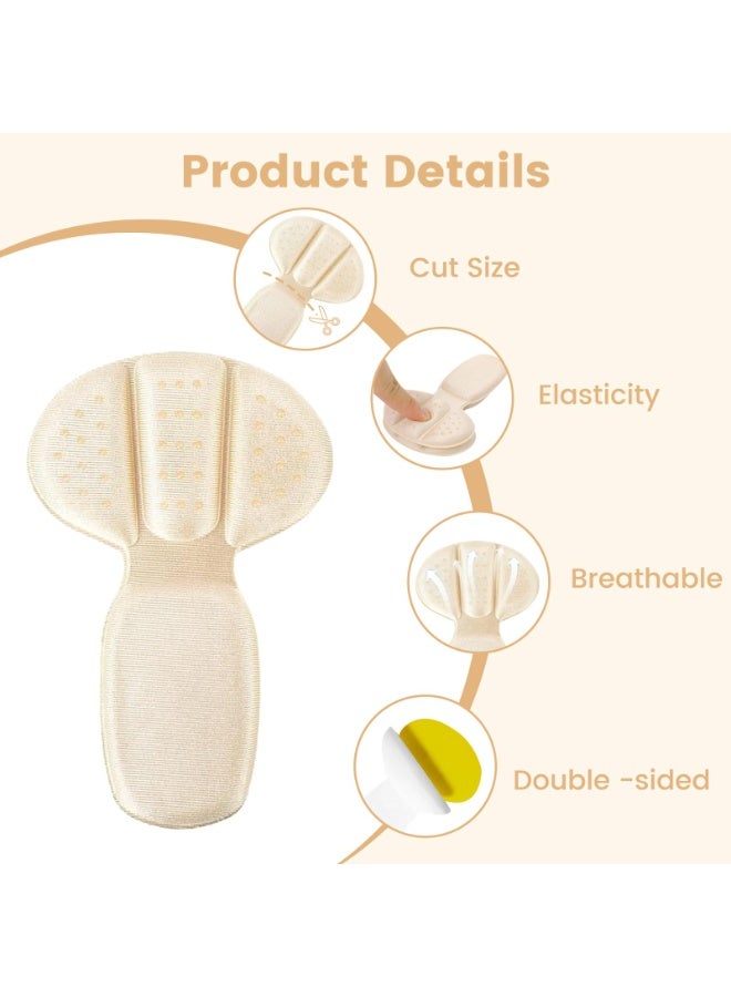 NAKODU Back of Heel Cushion Pads, 8Pcs Mesh Adhesive Heel Grips Inserts for Boots, Loose Shoes Too Big, Reusable Heel Guards Liners for Women Men, Anti Blister Shoe Liners Heel Protectors - Image 3