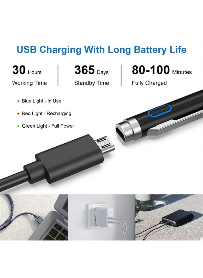 NTHJOYS - Stylus Pens for Touch Screens, NTHJOYS Universal Fine Point Stylus for iPad, iPhone, Samsung, iOS/Android Smart Phone and Other Tablets, Active Stylus Stylist Pen Pencil for Precise Writing/Drawing - Image 1