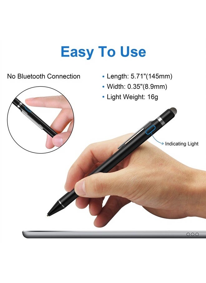 NTHJOYS - Stylus Pens for Touch Screens, NTHJOYS Universal Fine Point Stylus for iPad, iPhone, Samsung, iOS/Android Smart Phone and Other Tablets, Active Stylus Stylist Pen Pencil for Precise Writing/Drawing - Image 1