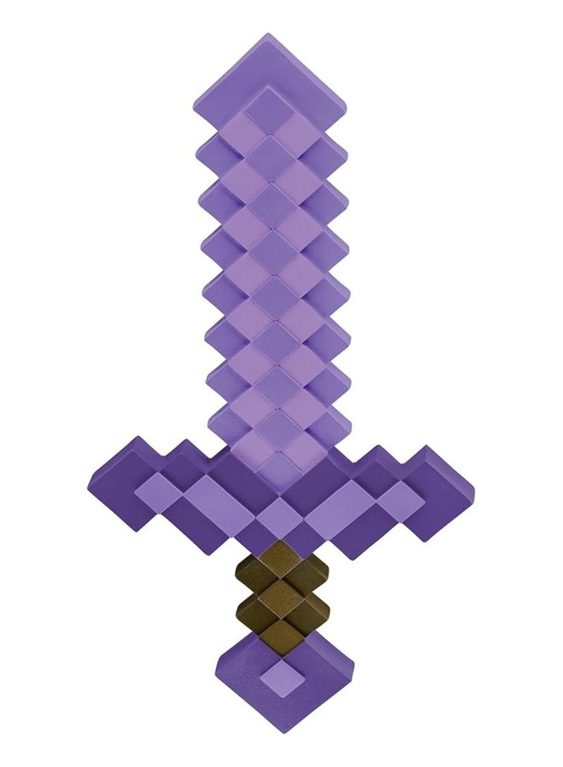 Enchanted Sword Minecraft Boys Purple One Size - Image 1
