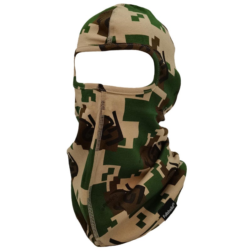 Fullsheild FR Face Mask Flame Resistant Balaclava FR Face Mask for Men 100% Cotton Welding Balaclava Arc Rated NFPA2112 CAT2 Welding Hood 1 Pack Camo One Size - Image 1