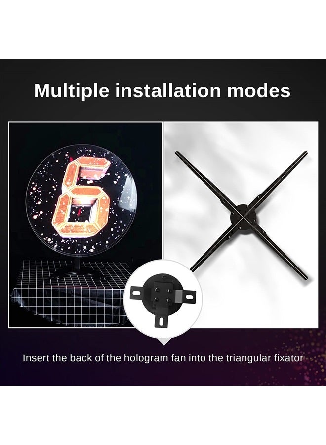 Faryuan 3D Hologram Fan, Faryuan Graphic 3D Photos & Videos, 1600x616 Hi-Resolution & 616 Beads WiFi Hologram Advertising Display with APP & Built-in Bluetooth for Business, Trade Show, Store, Shop (22inch) - Image 4