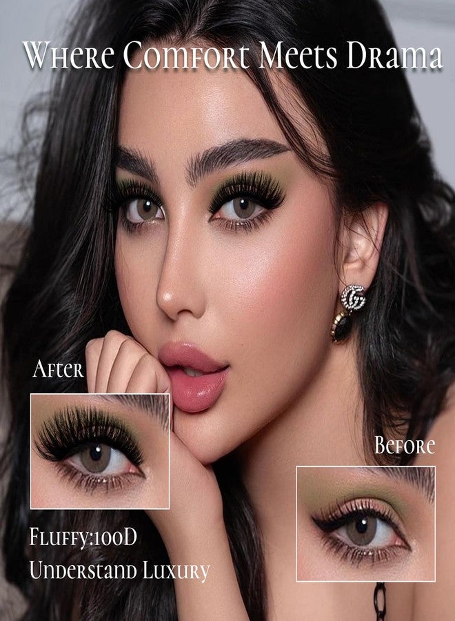 كييو مجموعة كي يو لتطويل الرموش بنفسك - 280 قطعة من الرموش الناعمة - تجعيد 100D - سهلة الاستخدام مع لاصق، ومثبت، ومزيل - للاستخدام المنزلي - Image 2