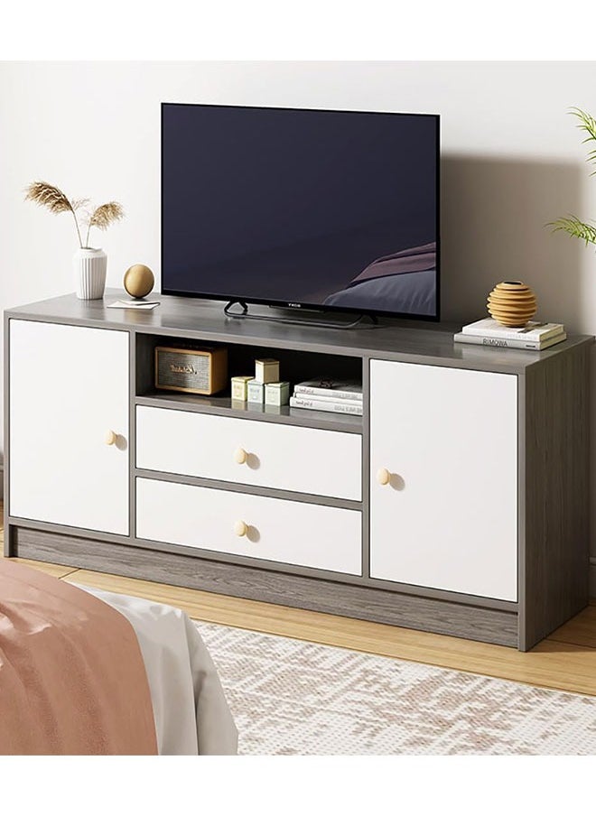 GoldenLike TV Table,TV Cabinet,TV Stand with Storage and Drawers,Living Room Furniture Television Cabinet,Modern Media Storage Stand Shelves Console Table TV Unit TV Rack  - Image 1