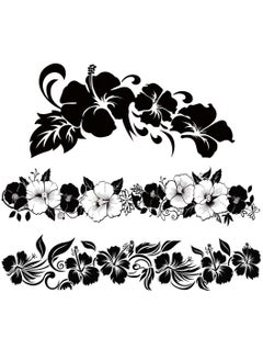 Dopetattoo Artsure 6 Sheets Temporary Fake Tattoos For Men Adults Various Hibiscus Hawaiian Tropical Flowers Temporary Fake Tattoo For Women Neck Arm Chest For Woman 3 7 X 3 7 Inch 