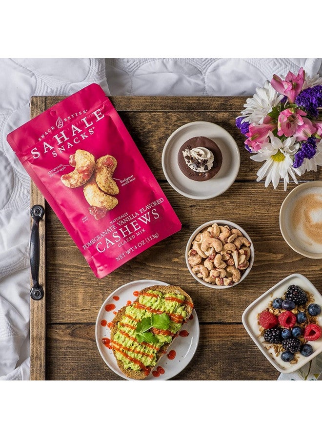 Sahale Snacks Glazed Mix, Pomegranate & Vanilla , 4 Oz