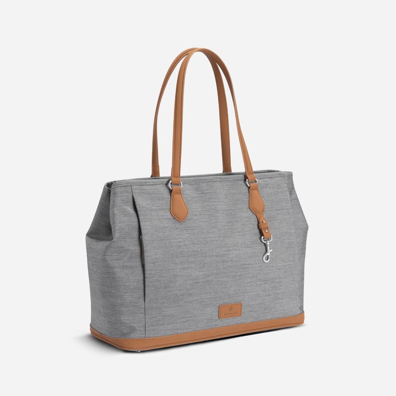 Nordace Siena Pro Tote Plus - Spacious 15 Inch Laptop Work Tote Bag for Everyday & Travel (Gray) - Image 3