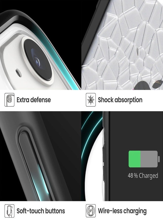 أي فيس غطاء iFace شفاف متوافق مع iPhone 15 - [انعكاس] (متوافق مع MagSafe) غطاء هاتف من الزجاج المقوى مع واقي مانع للانزلاق - أزرق فاتح - Image 5