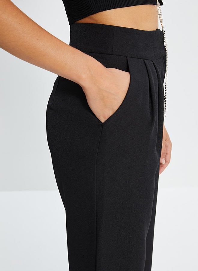 trendyol Pants - Black - Straight - Image 4