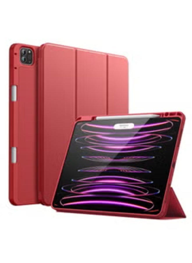 IAF Red Smart Case for iPad Pro 13 Inch 2024 â€“ With Pencil Holder, Touch ID Support, and Auto Wake/Sleep - Image 1