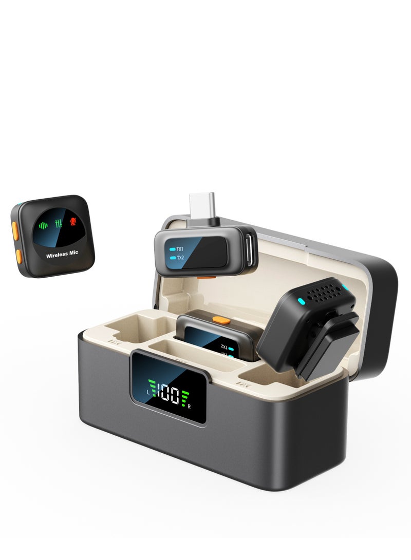 SX36 Dual Wireless Lavalier Stereo Microphone System – Hypercardioid Condenser Mic with Dual Receiver, 20Hz-20KHz Range, CE Certified, Clip-on Mic for Vlogging, YouTube, Singing, Speeches, Smartphone & PC Compatible - Image 5