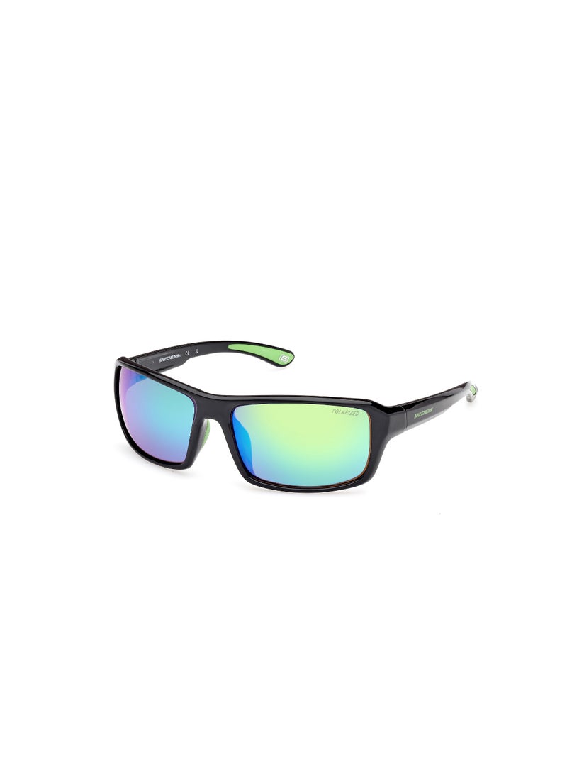 SKECHERS Plastic Rectangular Full Rim Unisex Polarized Sunglass - Image 1