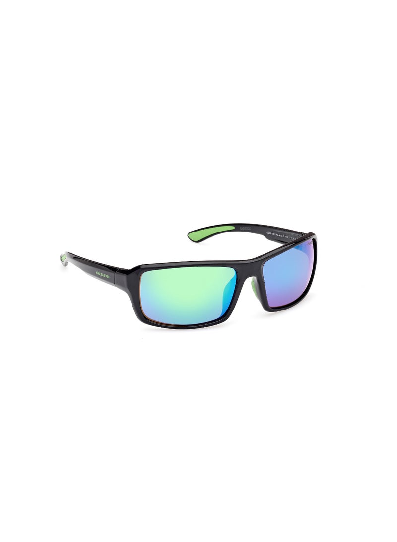 SKECHERS Plastic Rectangular Full Rim Unisex Polarized Sunglass - Image 3