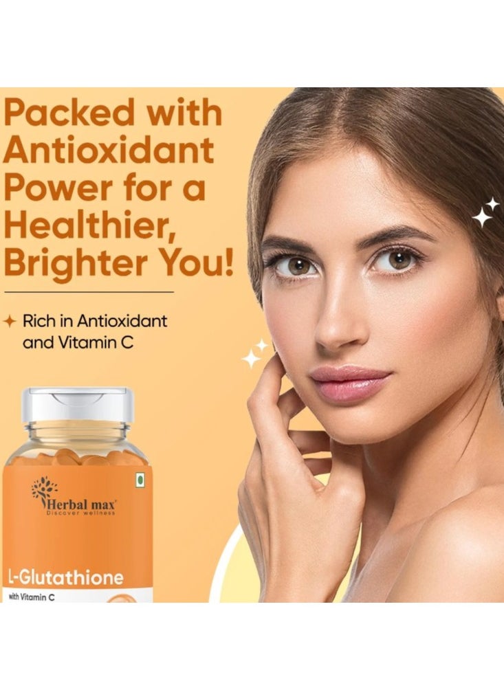 Herbal Max Herbal Max L-Glutathione with Vitamin C Tablets 30  - Image 3