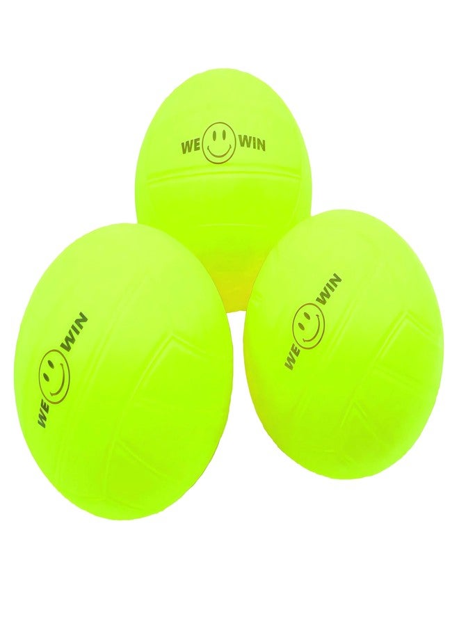 Aolowewin Spike Replacement Balls 3-Pack, Glow in The Dark Balls, Roundnet Game Ball, Lawn Beach Water Pool, Yard Pong Bucket Toss Game Ball - Play at Night, Light Up for 20-30 Minutes - Image 2