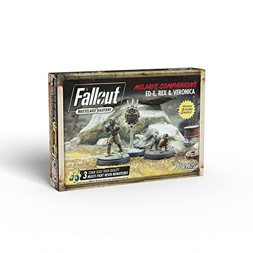 Modiphius Fallout Wasteland Warfare EdE Rex and Veronica Multi - Image 5