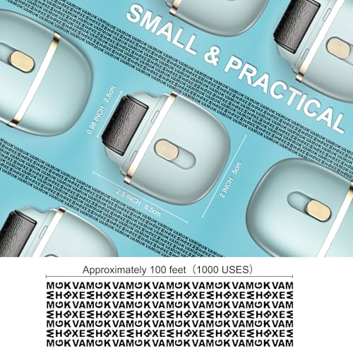 Lomil Identity Protection Roller Stamps - Wide Identity Theft Protection Stamp for ID Blockout with Refills - Privacy Confidential and Address Blocker (Blue, 2 Pack) - Image 3