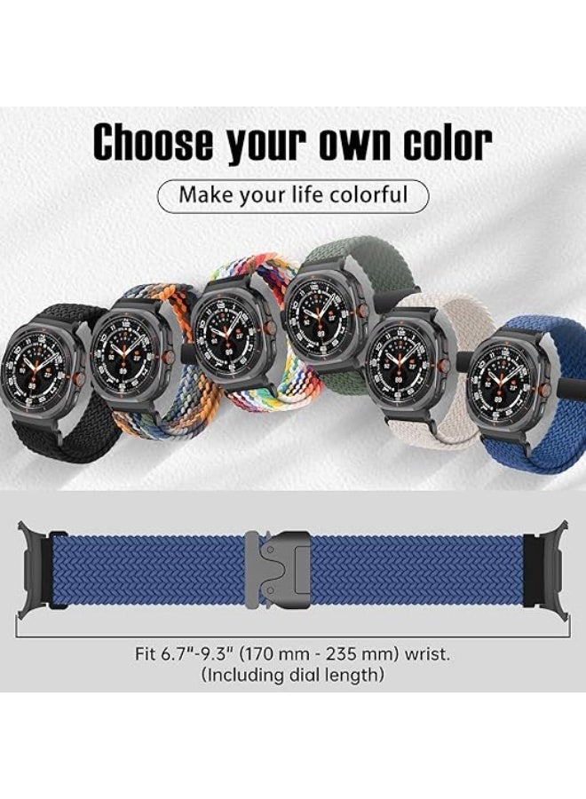 TraMx Woven solo loop for Apple Watch strap, suitable for men and women 38mm, 40mm, 41mm, 42mm, parachute buckle elastic nylon sports strap, suitable for iWatch Series 10 9 8 7 6 5 4 3 SE/Ultra 2 - Image 5