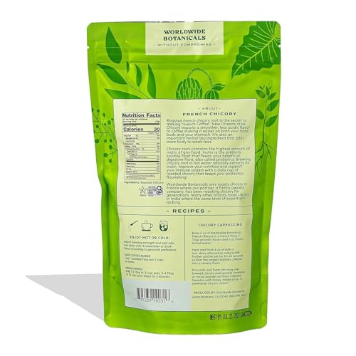 Worldwide Botanicals French Chicory Root 1 Pound  Brew Like Coffee Blend Roasted Chicory Root With Coffee Prebiotic Acid Free Caffeine Free Kosher - Image 5
