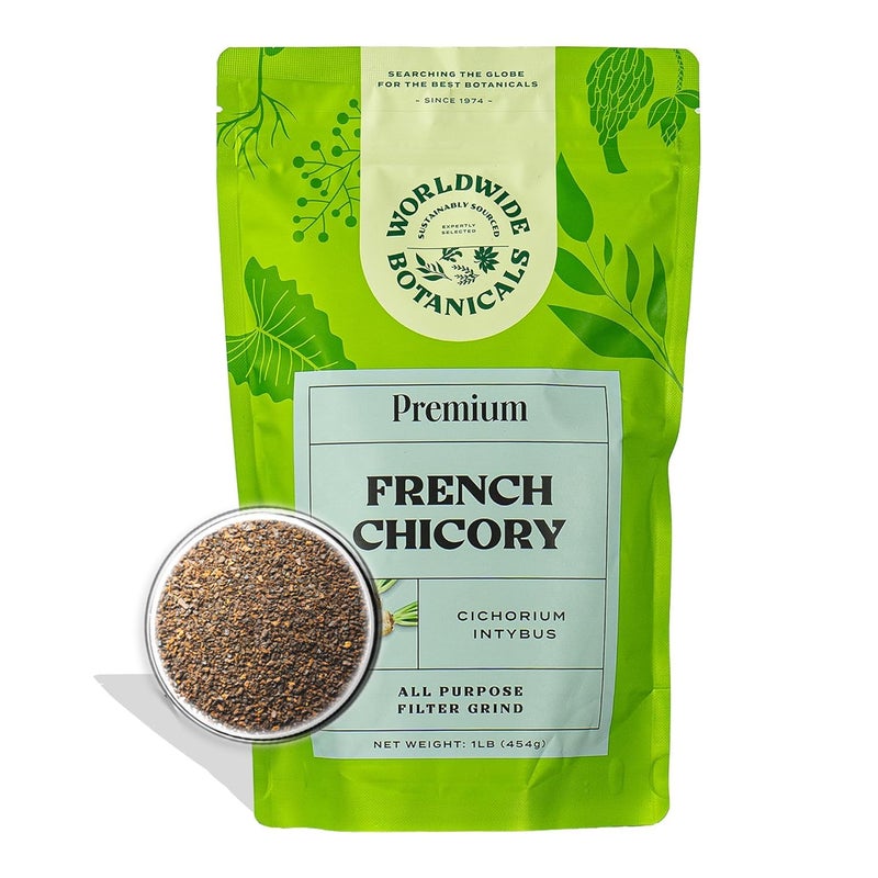 Worldwide Botanicals French Chicory Root 1 Pound  Brew Like Coffee Blend Roasted Chicory Root With Coffee Prebiotic Acid Free Caffeine Free Kosher - Image 3