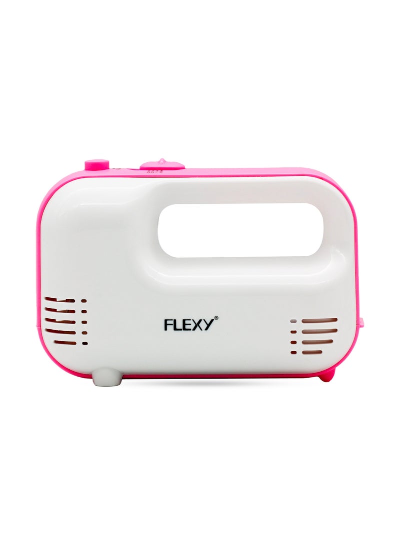 Flexy Electric 200W Hand Mixer With Pure Copper Motor Stainless Steel 2 Beaters 2 Dough Hooks And Durable Handles - Image 5