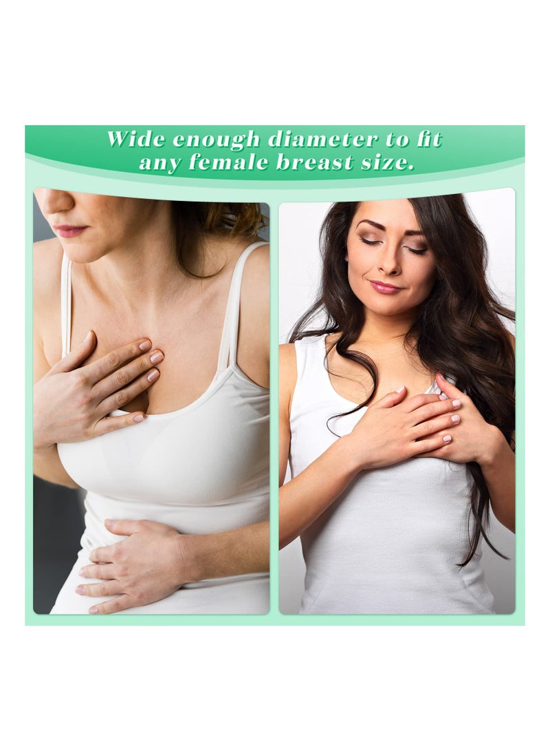 SOLARAE Breast Pads, 4 PCS Castor Oil Nursing Pads, Soft Organic Castor Oil Pack Wrap, Reusable Washable Compress Breast Pads, for Comfort Relaxing Sleeping, Soothing Daily Use, Castor Oil Not Included - Image 4