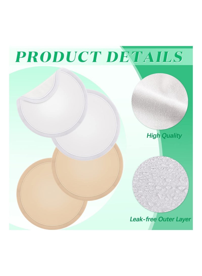 SOLARAE Breast Pads, 4 PCS Castor Oil Nursing Pads, Soft Organic Castor Oil Pack Wrap, Reusable Washable Compress Breast Pads, for Comfort Relaxing Sleeping, Soothing Daily Use, Castor Oil Not Included - Image 2