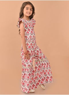 LILPICKS Printed Top with Sharara Set  - Image 5