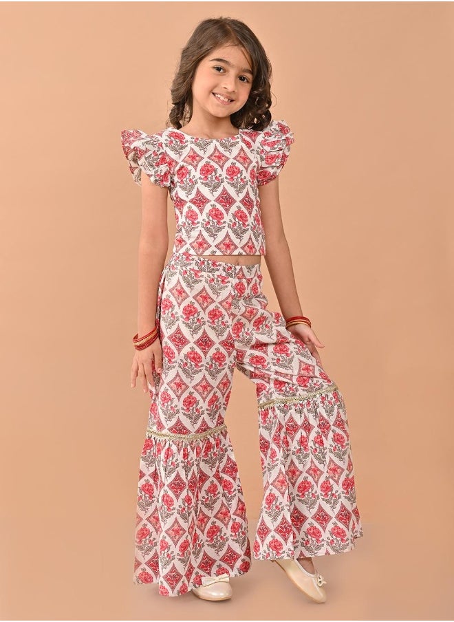 LILPICKS طقم بلوزة مطبوعة مع شرارة  - Image 3