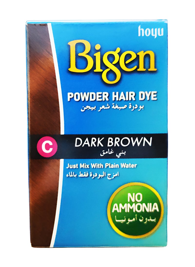 Bigen Powder Hair Dye Dark Brown 6g