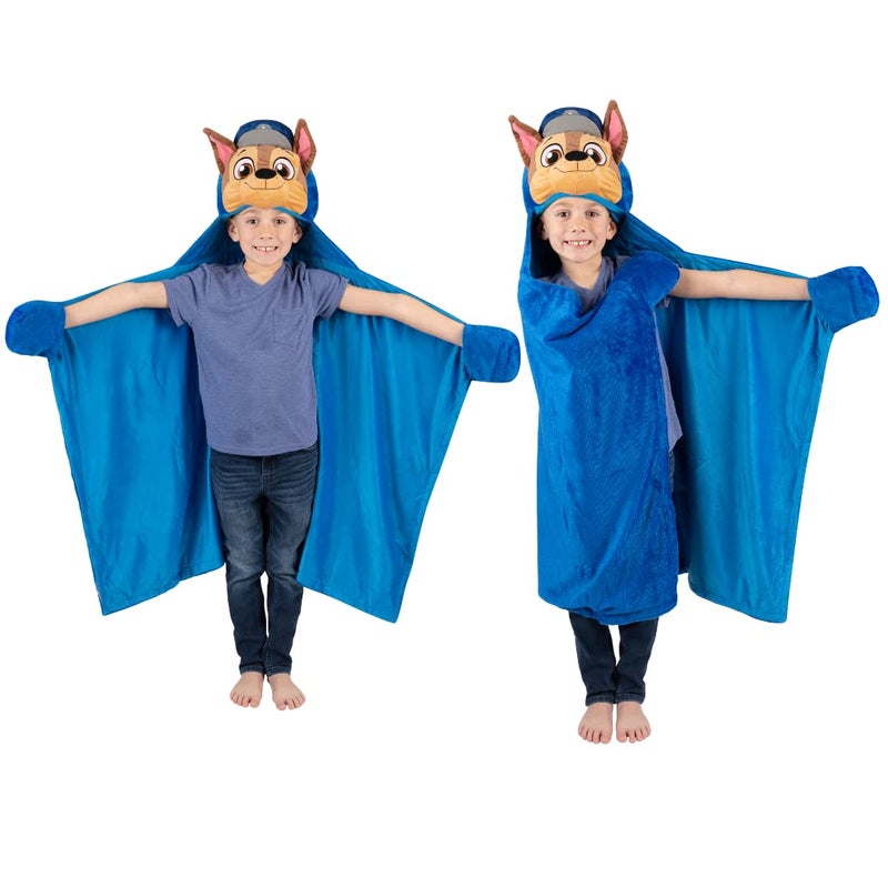 Franco Franco Paw Patrol Kids Bedding Super Soft and Cozy Wearable Hooded Throw Blanket 50 X 30 Official Licensed Product 