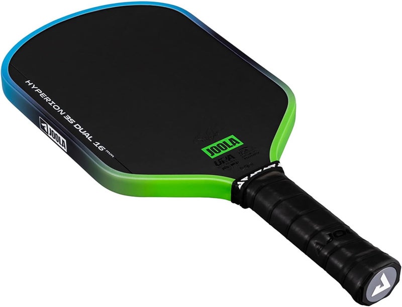JOOLA Hyperion Pro 3S Dual 16mm Pickleball Paddle - Grey/Blue - Image 5