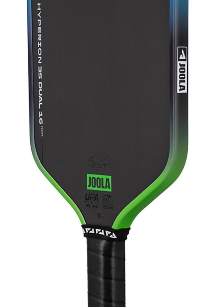 JOOLA Hyperion Pro 3S Dual 16mm Pickleball Paddle - Grey/Blue - Image 2
