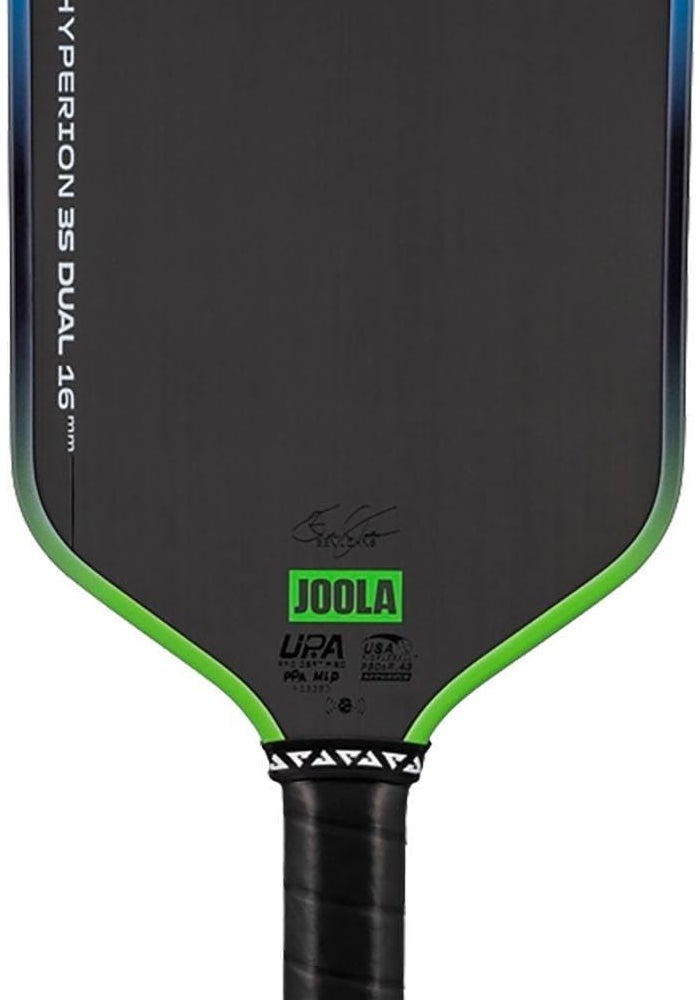 JOOLA Hyperion Pro 3S Dual 16mm Pickleball Paddle - Grey/Blue - Image 1